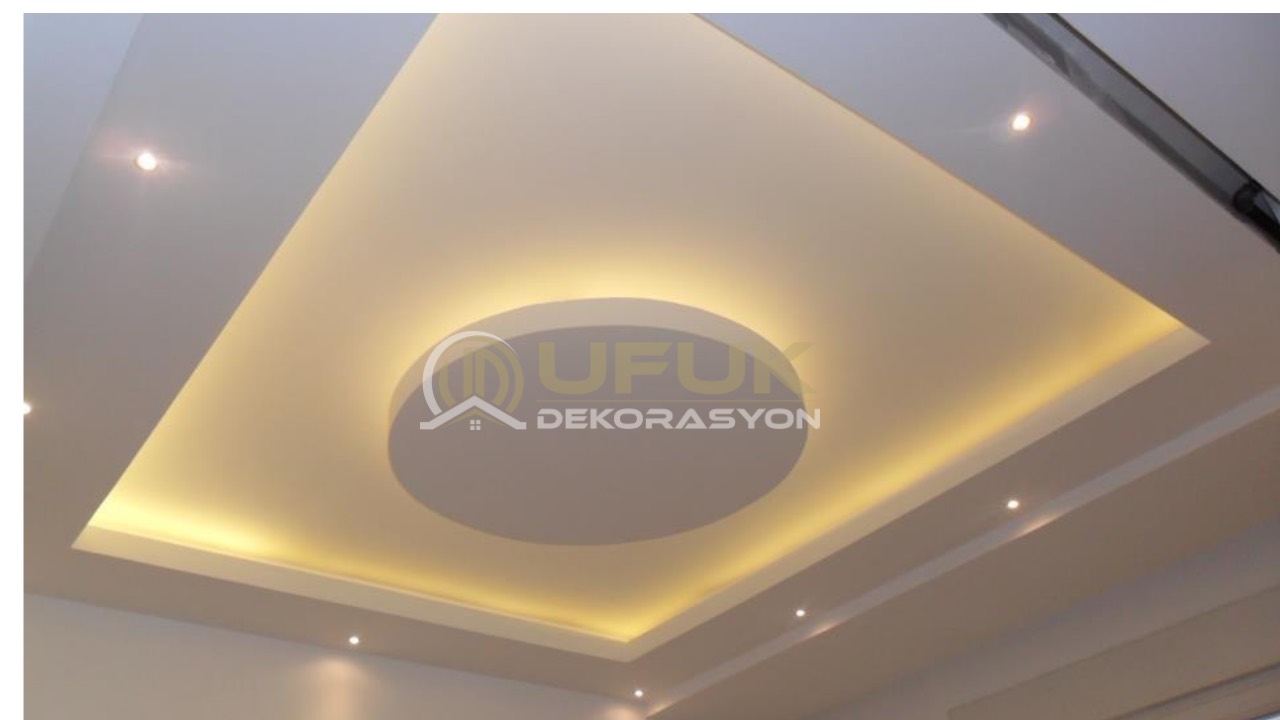 Kapaklı Gizli Işıklı Asma Tavan